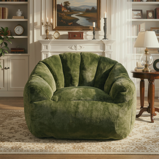 Sunvega Giant High Density Foam Filled Bean Bag Sofa Chair with Armrests