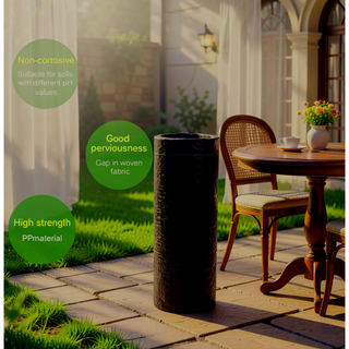 Sunvega Professional Grade Heavy Duty Woven Weed Barrier Roll for Landscaping and Garden