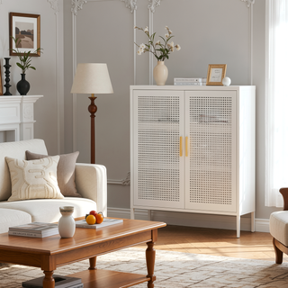 Sunvega High Strength Steel Storage Cabinet with Adjustable Shelves and Doors