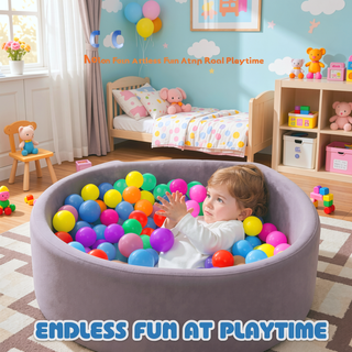Sunvega 500 Count 2.2 Inch Crushproof Phthalate Free BPA Free Ball Pit Balls for Kids