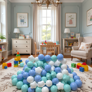 Sunvega 500 Count 2.2 Inch Crushproof Phthalate Free BPA Free Ball Pit Balls for Kids