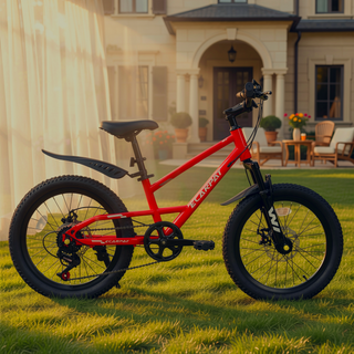 Sunvega 20 Inch 7-Speed Mountain Bike for Boys and Girls Ages 6-12 with Front Suspension