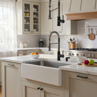 Sunvega 16 Gauge T304 Stainless Steel Undermount Kitchen Sink with Drain Assembly
