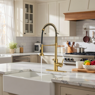 Sunvega Automatic Smart Kitchen Faucet with Touchless Single Handle Motion Sensor