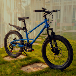 Sunvega 20 Inch 7-Speed Mountain Bike for Boys and Girls Ages 6-12 with Front Suspension