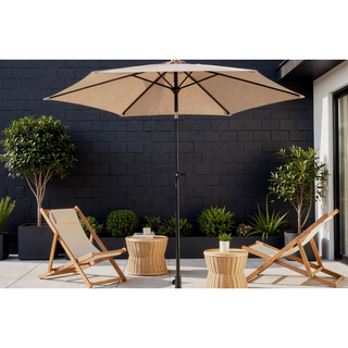 Sunvega 15-Foot Rectangular Outdoor Umbrella with Crank for Patio and Garden