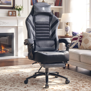 Sunvega Adjustable Swivel Racing Office Ergonomic Video Game Chair with Lumbar Massage