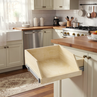 Sunvega Pull Out Cabinet Organizer with Full Extension Rail Slides for Kitchen Pantry