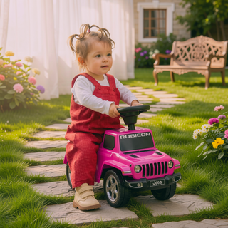 Sunvega Kids Ride on Push Car with Engine Sounds, Horn, and Under-Seat Storage