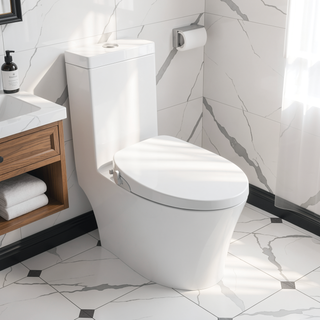 Sunvega Non-Electric Bidet Toilet Seat with Heated Seat and Dual Wash Modes
