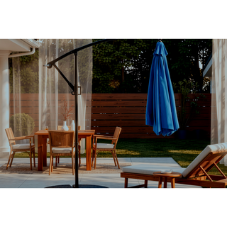 Sunvega 15-Foot Rectangular Outdoor Umbrella with Crank for Patio and Garden