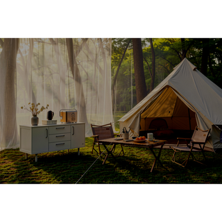 Sunvega Inflatable Camping Tent with Canopy Hand Pump Waterproof Windproof for 7-8 People