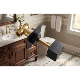 Sunvega 3/4-Inch Cast Metal High Flow Master Shower Volume Control Valve