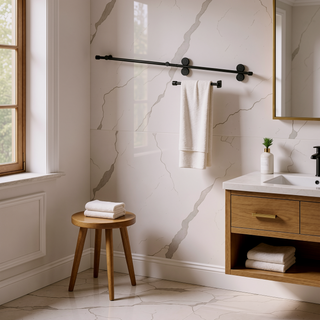 Sunvega Frameless Single Sliding Shower Door with 8mm Tempered Glass and Chrome Finish