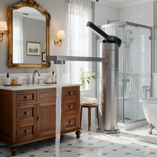 Sunvega Single Hole Bathroom Faucet with Spot Free Finish and One Handle Design