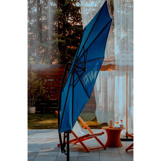 Sunvega 15-Foot Rectangular Outdoor Umbrella with Crank for Patio and Garden
