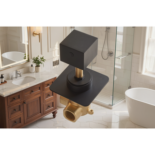 Sunvega 3/4-Inch Cast Metal High Flow Master Shower Volume Control Valve
