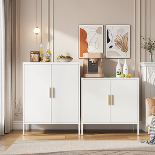 Sunvega High Strength Steel Storage Cabinet with Adjustable Shelves and Doors