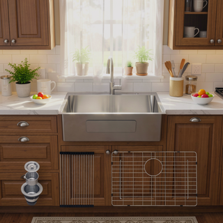 Sunvega 16 Gauge Stainless Steel Topmount Kitchen Sink Basin with Sound Proof Coating