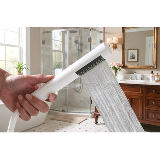 Sunvega Freestanding Floor Mount Bathtub Faucet with High Flow Gooseneck Spout