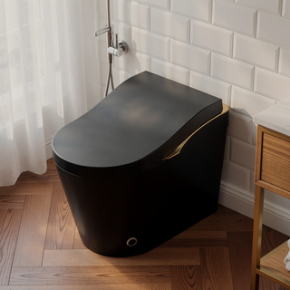 Sunvega Tankless Smart Toilet with Bidet, Auto Flush, Heated Seat, and Foam Shield