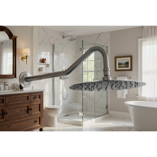 Sunvega Stainless Steel Shower Arm with Unique Appearance Design and Easy Installation