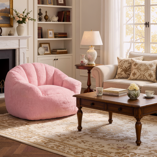 Sunvega Giant High Density Foam Filled Bean Bag Sofa Chair with Armrests