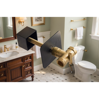 Sunvega 3/4-Inch Cast Metal High Flow Master Shower Volume Control Valve