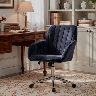 Sunvega Ergonomic Swivel Chair with Soft Memory Foam Cushion and Lumbar Support