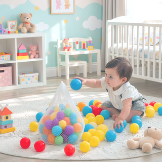 Sunvega 500 Count 2.2 Inch Crushproof Phthalate Free BPA Free Ball Pit Balls for Kids