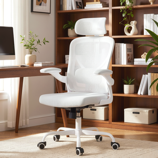 Sunvega Ergonomic Office Chair with Adjustable Headrest and Lumbar Support for Home Office