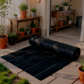 Sunvega Heavy Duty Woven Weed Barrier Landscape Fabric with High Permeability for Garden