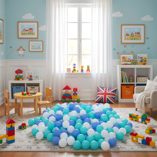 Sunvega 500 Count 2.2 Inch Crushproof Phthalate Free BPA Free Ball Pit Balls for Kids