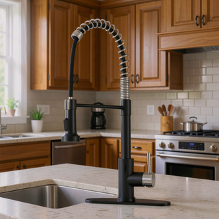 Sunvega Automatic Touchless Kitchen Faucet with Motion Sensor for Hands-Free Use