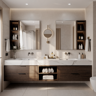 Sunvega 24x72 Inch Brushed Nickel Pivot Shower Door with Half Frame