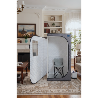 Sunvega Portable Steam Sauna Tent with Remote Control Chair and FCC UL Certification