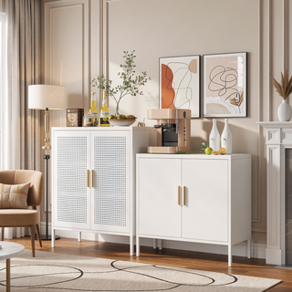 Sunvega High Strength Steel Storage Cabinet with Adjustable Shelves and Doors