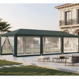 Sunvega Outdoor Party Canopy Tent with Removable Mesh Sidewalls for Shade