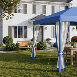 Sunvega Pop Up Canopy Tent with Netting for Instant Shade and Outdoor Gatherings