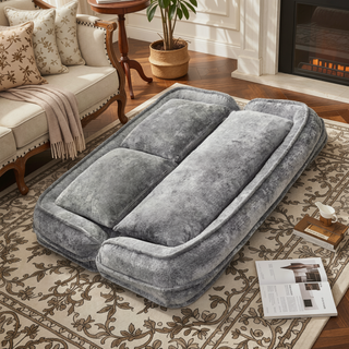 Sunvega Double Human Dog Bed Loveseat with 5 Adjustable Positions and Plump Pillow