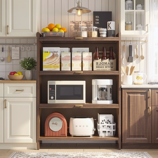 Sunvega 57" Tall Metal 4 Flip Door Cabinet with Ample Storage Space for Bedroom