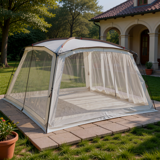 Sunvega 12x12 Feet Screen House Tent with 2 Doors, UV50+ Protection for Patio and Camping