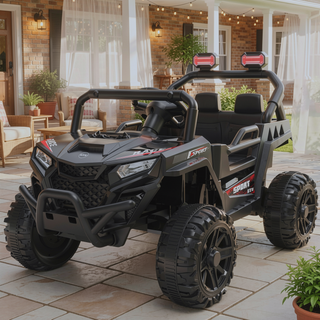 Sunvega 2WD Kids Ride On UTV with 2.4G Remote Control Anti-Collision Bar