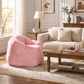 Sunvega Giant High Density Foam Filled Bean Bag Sofa Chair with Armrests