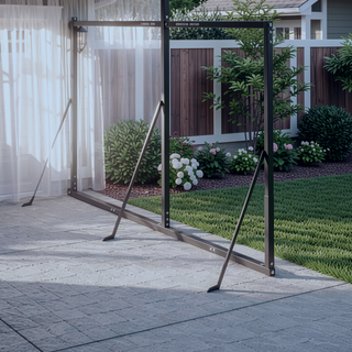 Sunvega Heavy Duty 20x20FT Metal Carport with Galvanized Steel Roof Shelter