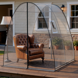 Sunvega Upgraded Walk-in Tunnel Greenhouse with PE Cover and Mesh Door