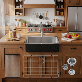 Sunvega 33x22x10 Inch Drop-in Single Bowl Stainless Steel Kitchen Sink