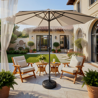 Sunvega 9FT Outdoor Patio Umbrella with Crank and UV 50+ Protection for Patio