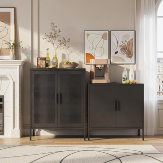 Sunvega High Strength Steel Storage Cabinet with Adjustable Shelves and Doors