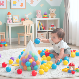 Sunvega 500 Count 2.2 Inch Crushproof Phthalate Free BPA Free Ball Pit Balls for Kids